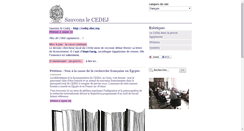 Desktop Screenshot of cedej.vbat.org