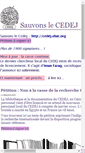 Mobile Screenshot of cedej.vbat.org
